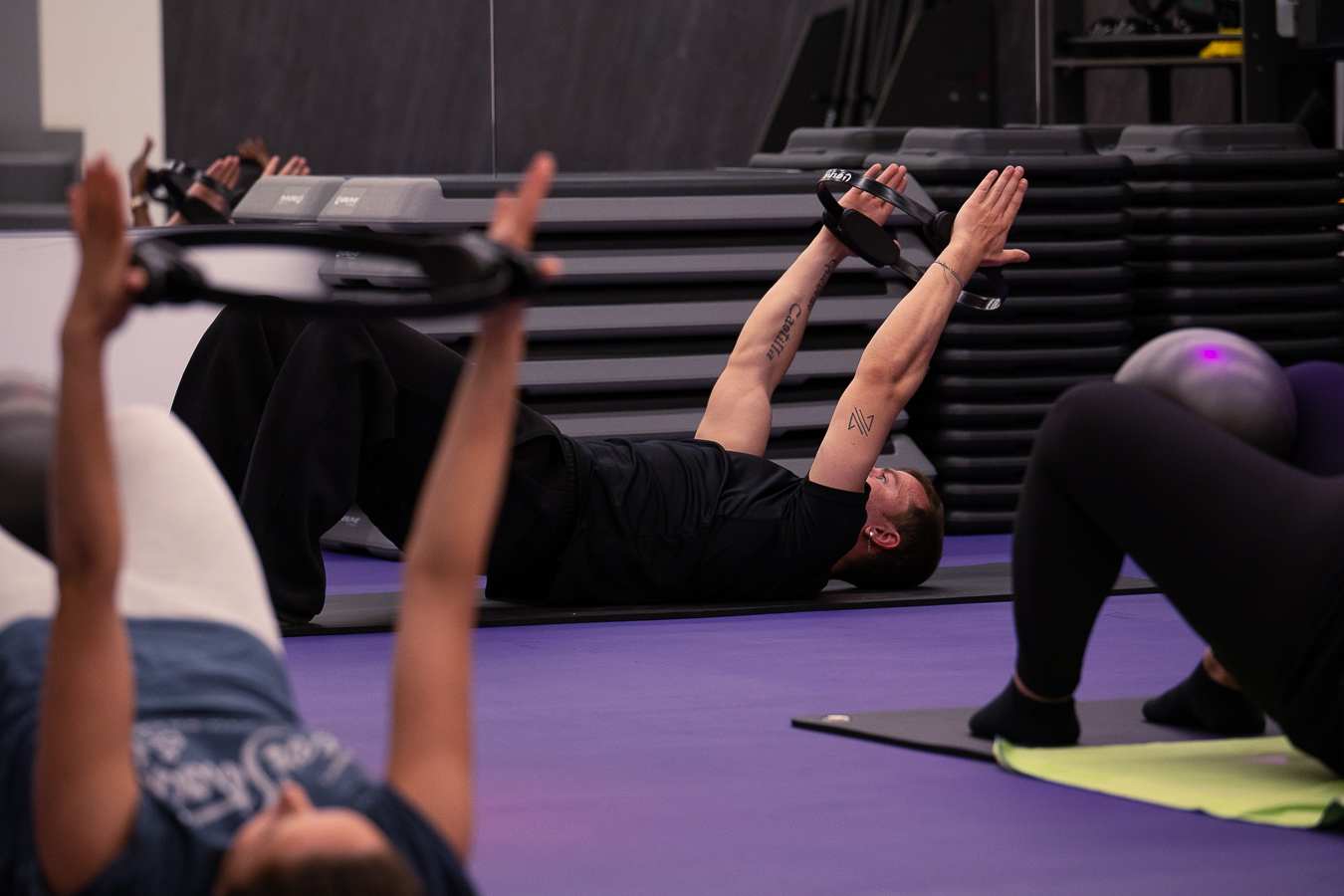 Cours collectif, pilates